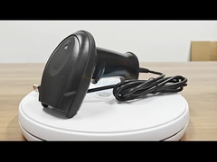 Leitor de código QR 2D portátil de leitura automática Terminal POS Leitor de código de barras sem fio 2.4G