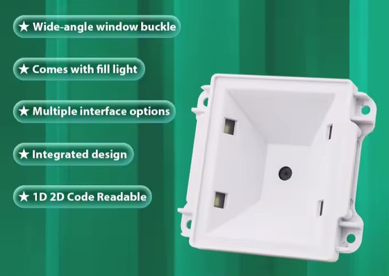 RS485 RS232 Wiegand Embedded 2D Barcode Scanner com modo de digitalização AUTO SENSE e resolução 3MIL