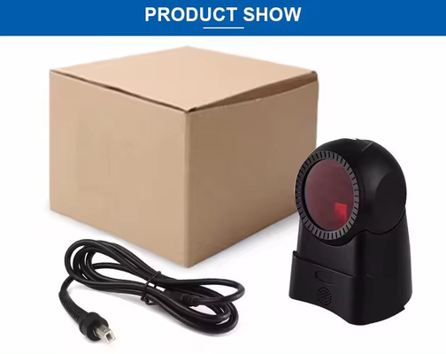 Auto Sense CMOS 1D / 2D Desktop Barcode Scanner para supermercados