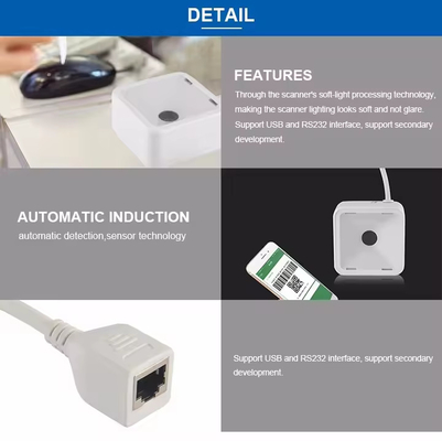OEM Desktop Barcode Scanner Module 2D QR Code Reader para aplicações de quiosque incorporado