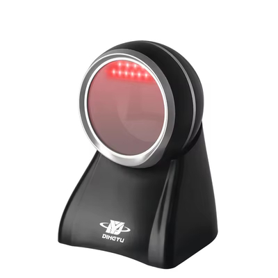 Escaneador de códigos de barras 2D omnidirecional de desktop com leitor de códigos de tela de exibição