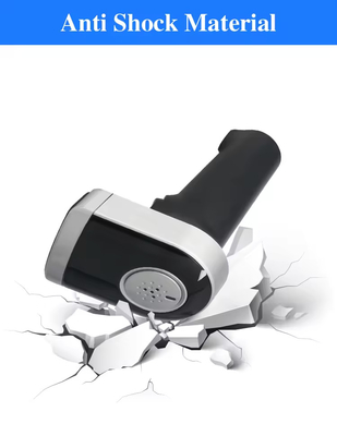Escaneador de códigos de barras portátil Código Qr 1D com suporte de carregamento USB Leitor de códigos de barras Bluetooth sem fio