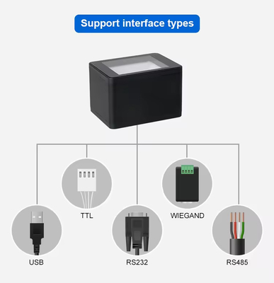 Modulo embutido portátil de longa distância Sistema de pagamento POS USB RS232 Escaneador de código de barras Para telefone celular