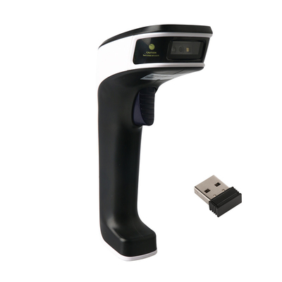 1D 2D QR Code Scanner de código de barras sem fio para gestão de estoque Scan Mode Auto Sense