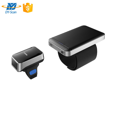 Escaneador de código de barras laser portátil sem fio Bluetooth CCD Finger 1D para varredura contínua