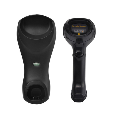 512k Armazenamento 1600mAh Bateria Wireless 2D Barcode Scanner com Cradle de Carregamento para cadeias de varejo