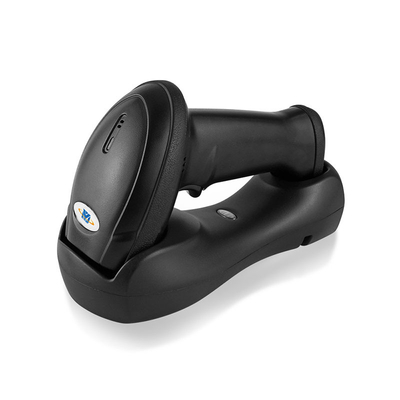 512k Armazenamento 1600mAh Bateria Wireless 2D Barcode Scanner com Cradle de Carregamento para cadeias de varejo