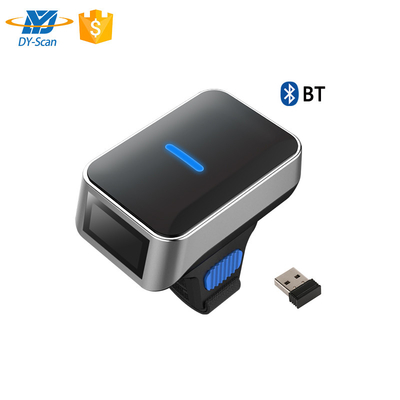 Bluetooth Wireless Wearable Finger Barcode Scanner Android Compatível