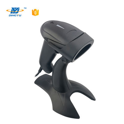 Scanner de código de barras portátil 2D CMOS 640*480 de alta velocidade, 300 leituras/seg, 32 bits, com Bluetooth para PDV de supermercado