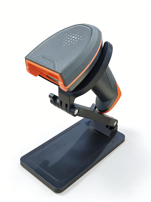 Novo scanner de códigos de barras portátil QR com suporte para supermercado