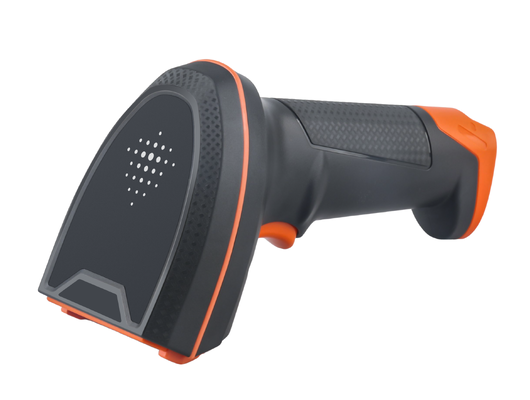 Novo scanner de códigos de barras portátil QR com suporte para supermercado