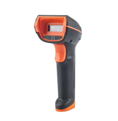 Novo scanner de códigos de barras portátil QR com suporte para supermercado