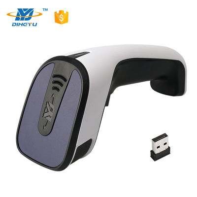 Bluetooth 2D Scanner de código de barras portátil 25CM/S Velocidade de decodificação Com 2.4G cabo USB