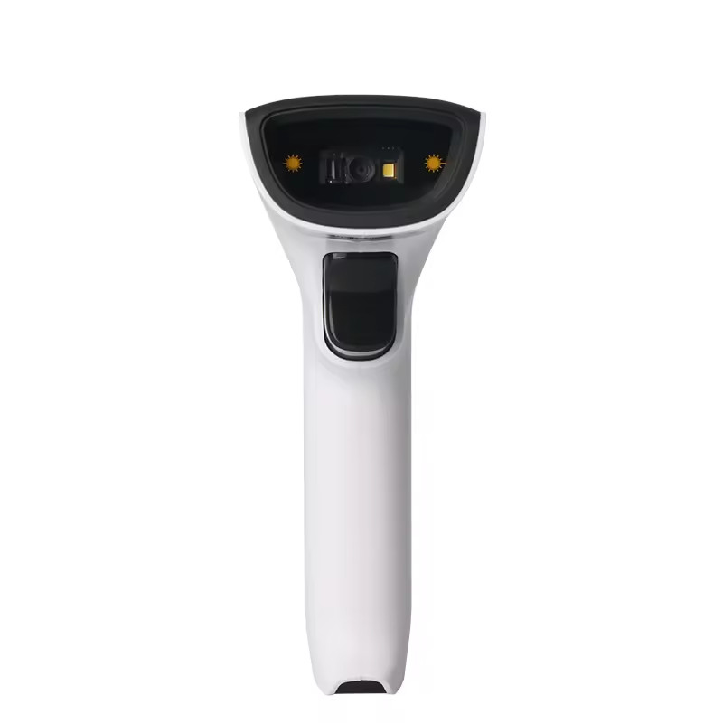 2200mAh 2D Bluetooth QR Code Reader And Wireless 2.4G Image Barcode Scanner DS6510B-M9 com suporte de carregamento