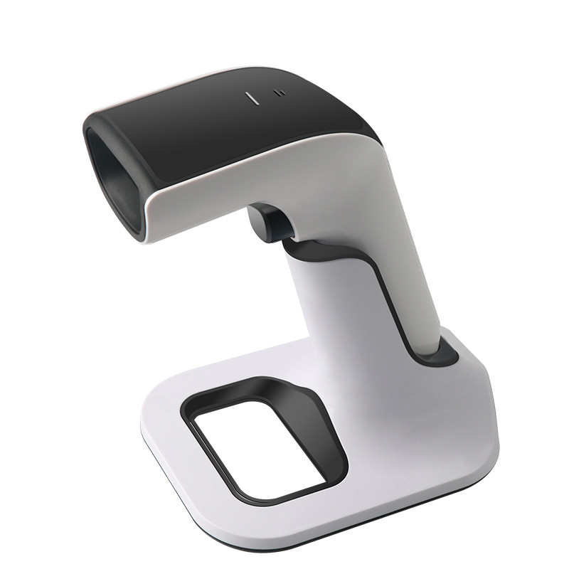 2D QR Barcode Reader Bluetooth Wireless 2.4G Barcode Scanner Com Bateria de 2200mAh