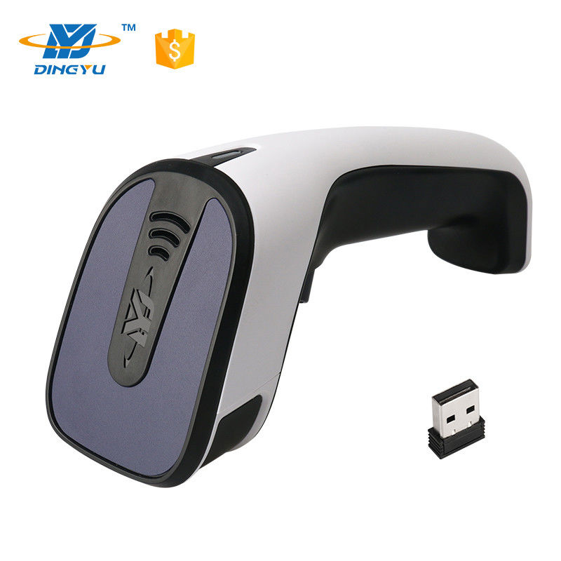 Bluetooth 2D Scanner de código de barras portátil 25CM/S Velocidade de decodificação Com 2.4G cabo USB