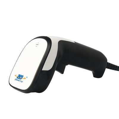 Escaneador de códigos de barras portátil de alta velocidade 1D CCD 300 escaneamentos/s Conexão com fio 2d Qr Code Reader
